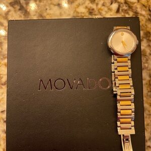 Movado Concerto Two-Tone Silver and Gold Watch
